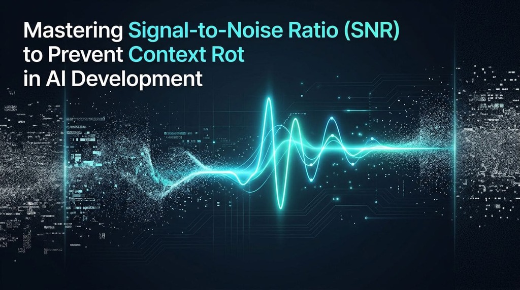 Mastering Signal-to-Noise Ratio (SNR) to Prevent Context Rot in AI Development